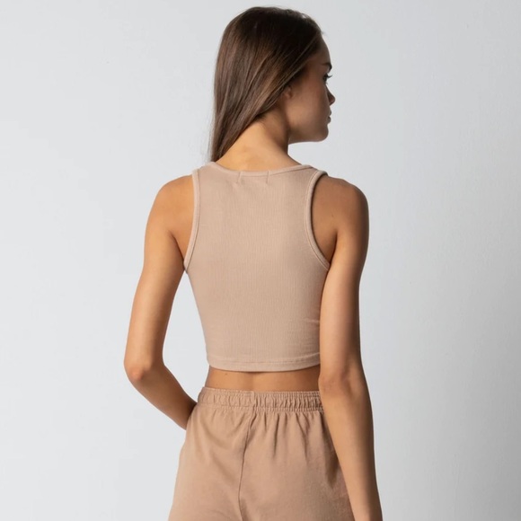 Talentless CROP MODAL TANK - NUDES - M - Picture 4 of 6